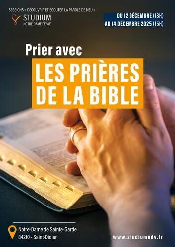 Prier avec les prières de la Bible
