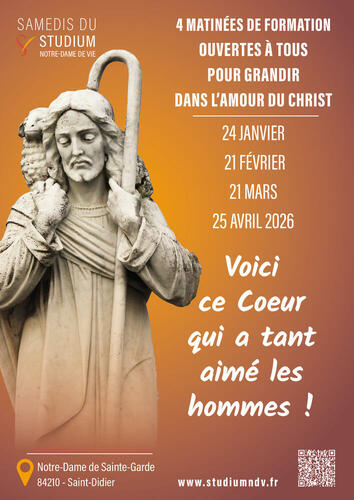 Samedis du Studium - Voici ce Cœur qui a tant aimé les hommes