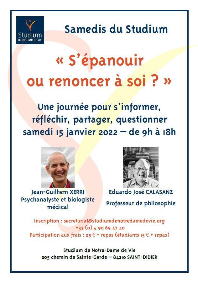 Samedi du Studium 9h-18h