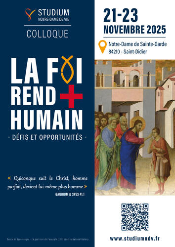 Colloque : “La foi rend plus humain”