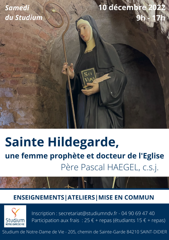 Samedi du Studium - Hildegarde de Bingen