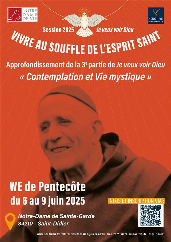 SESSION "JE VEUX VOIR DIEU" 2025 : Vivre au souffle de l'Esprit Saint