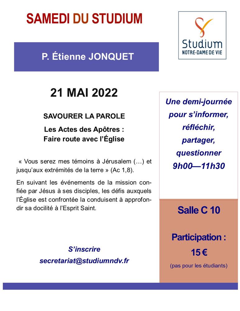 Samedi du Studium
