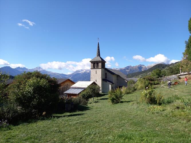 Les séminaristes au chalet Notre-Dame des Refuges