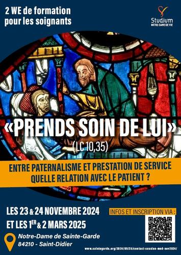 WE soignants « Prends soin de lui » 23 et 24 novembre : La fécondité médicale : savoir, pouvoir et expérience de l’altérité