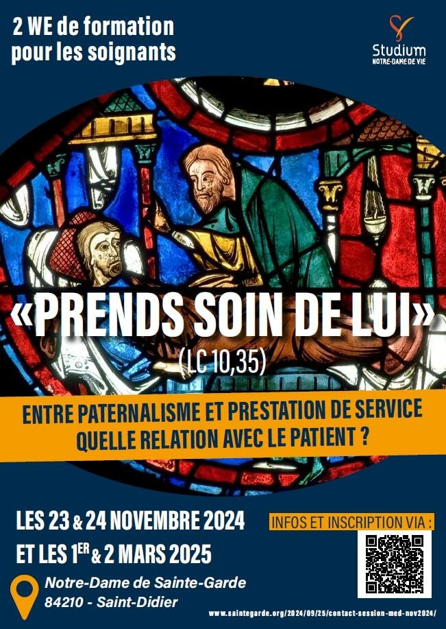 « Prends soin de lui » - 2ème WE de formation pour les soignants