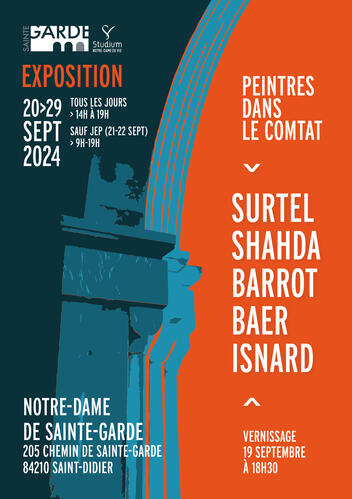 Exposition : "Peintres dans le Comtat" &agrave; Sainte-Garde