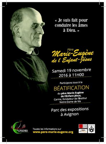 Vers la béatification du Père Marie-Eugène...