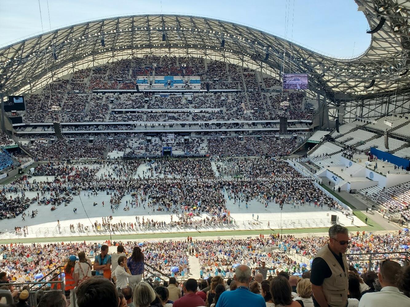 Le Studium à la messe du pape à Marseille