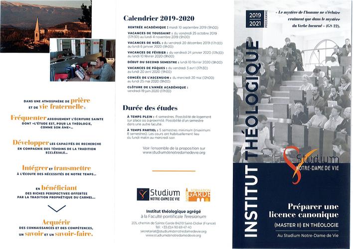 Présentation du cycle de Licence canonique