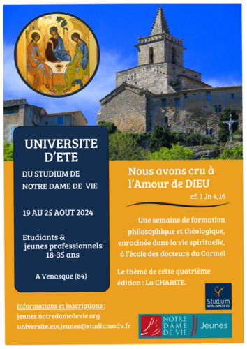 Universit&eacute; d'&eacute;t&eacute; de Notre-Dame de Vie