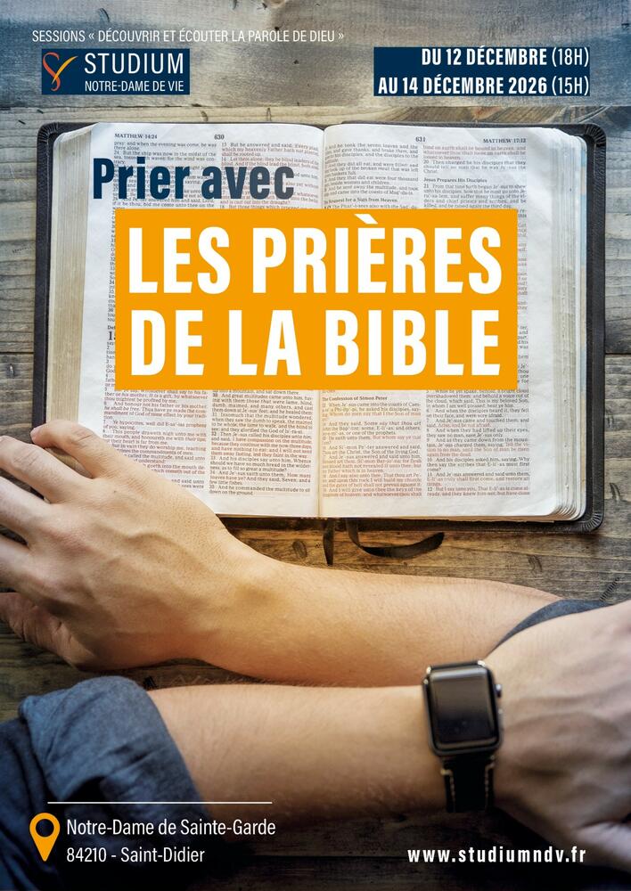 Prier avec les prières de la Bible